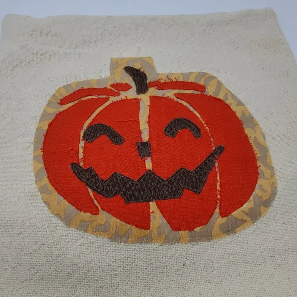 Pottery Barn Scary Halloween Pumpkin Jack O’ Lantern Pillow Cover 18